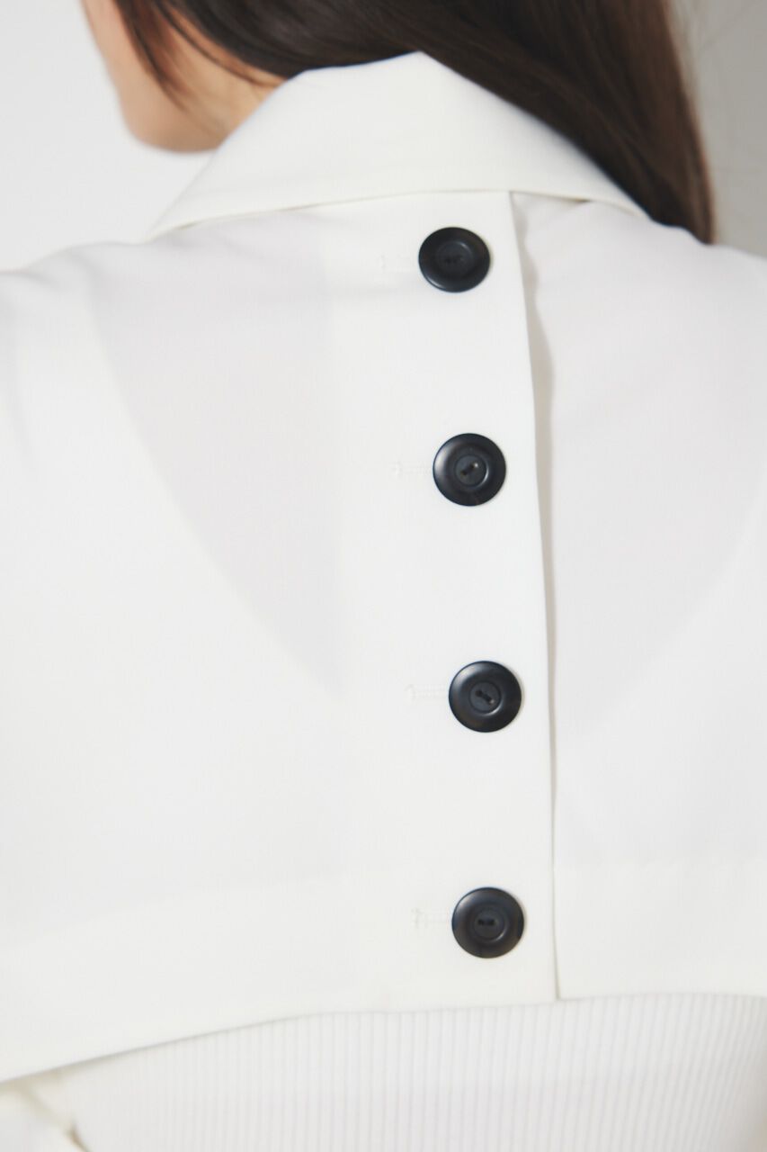 rienda「バックオープンベルトショートJK」|その他|