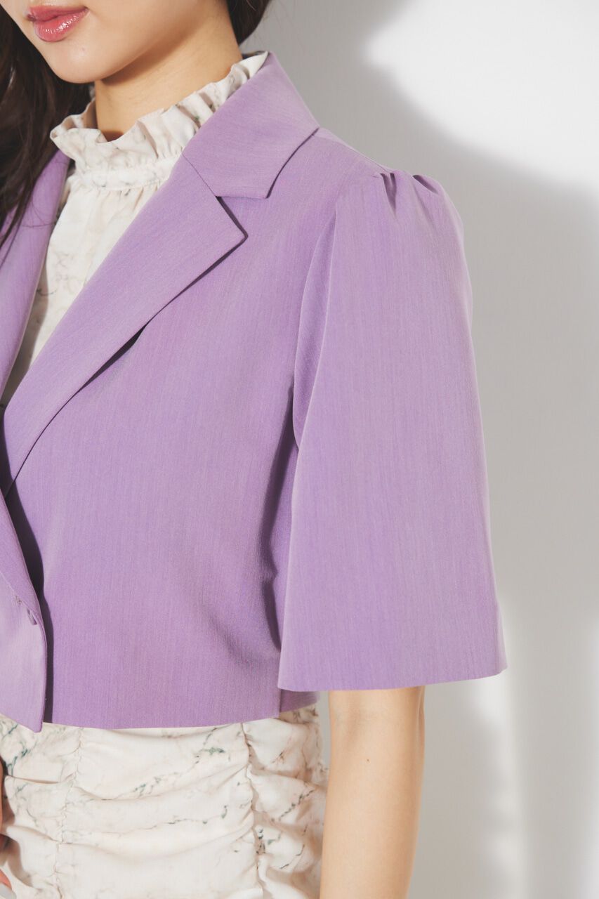 rienda「バックオープンベルトショートJK」|その他|