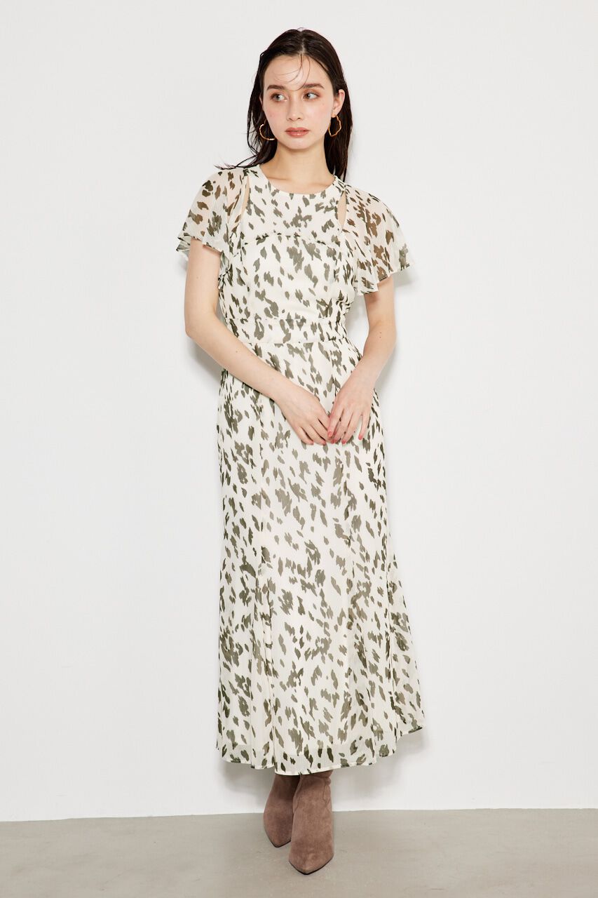 rienda「チェストスリットレオパードマーメイドOP」|ワンピース|