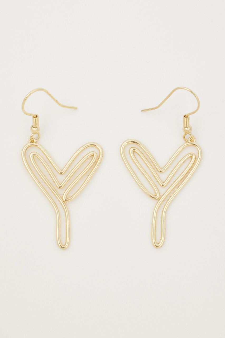 rienda「Yラインピアス」|ピアス|GLD