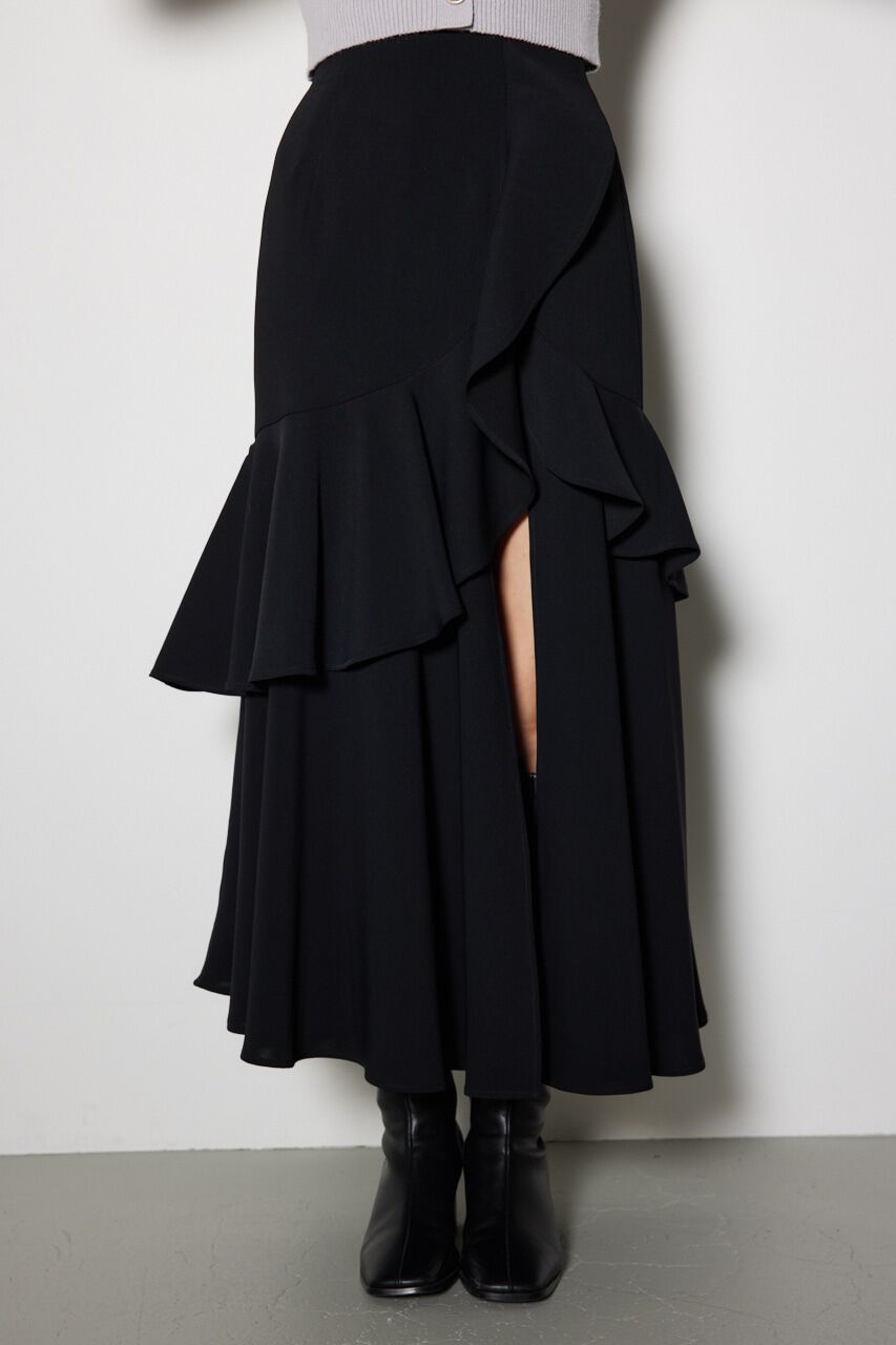 rienda「ダブルフリルスリットスコートショートパンツ」|その他|