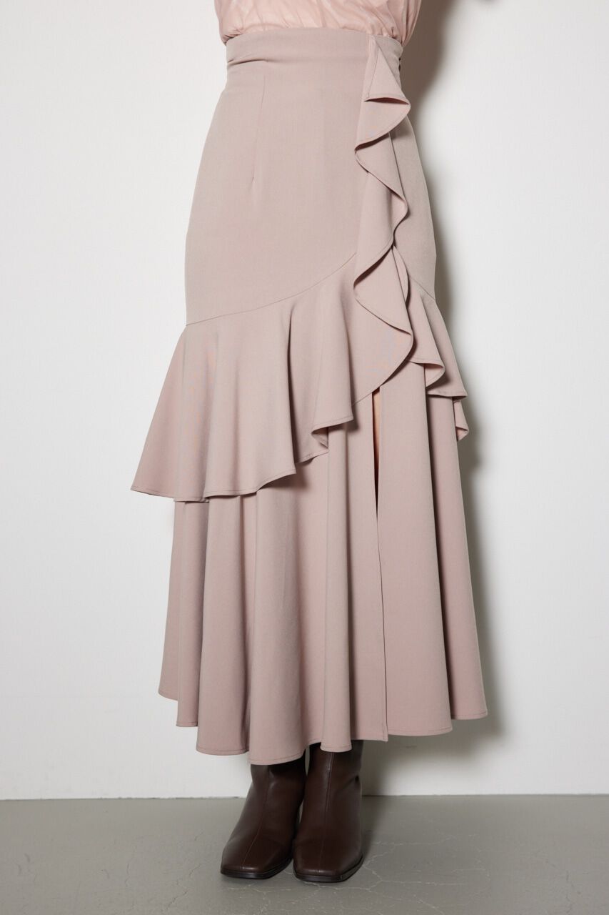 rienda「ダブルフリルスリットスコートショートパンツ」|その他|