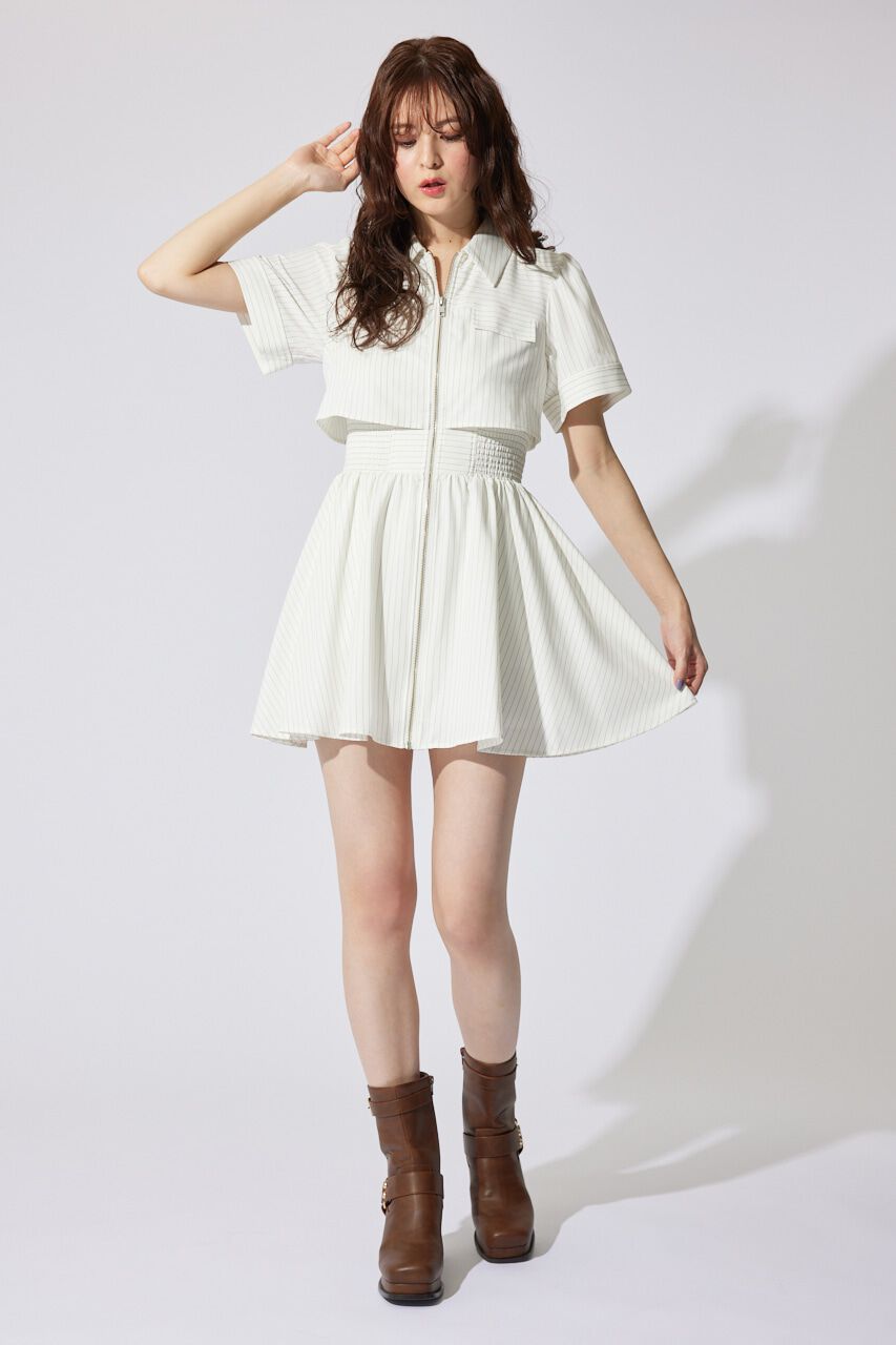 rienda「バストフレアミニワンピース」|ワンピース|