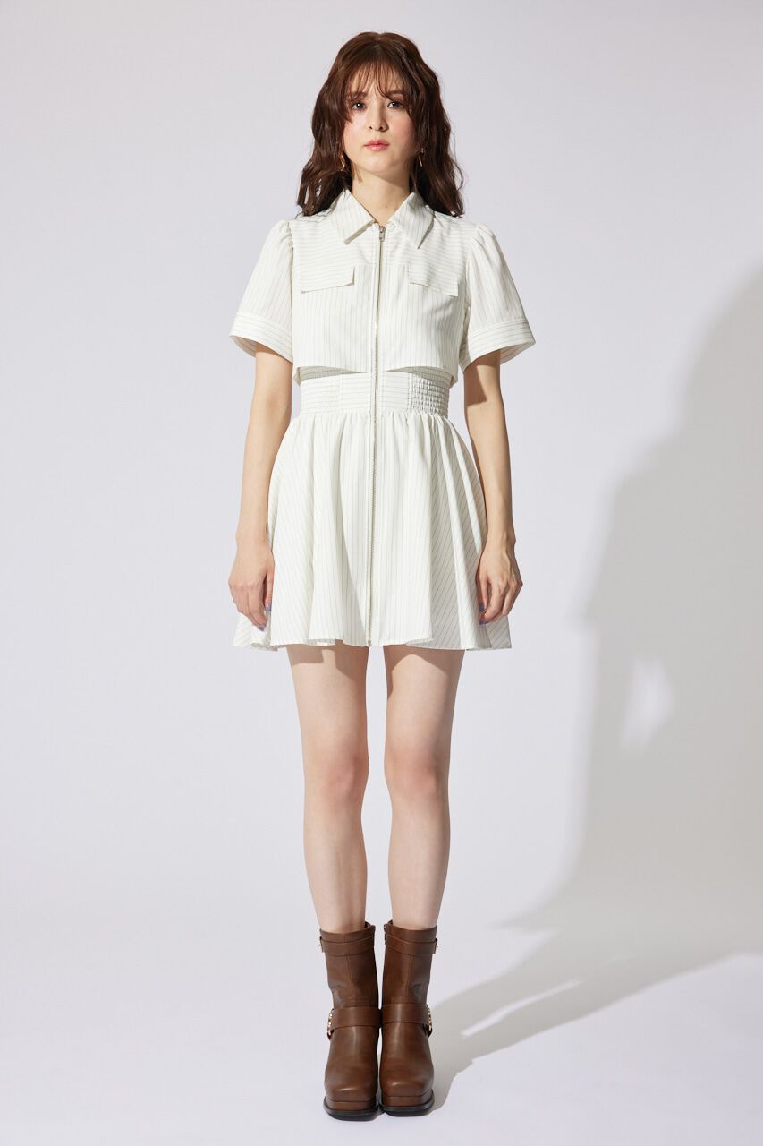 rienda「バストフレアミニワンピース」|ワンピース|