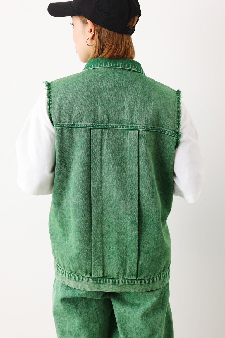 RODEO CROWNS「（WEB限定）カラーデニムベスト」|ダウンベスト・ベスト|