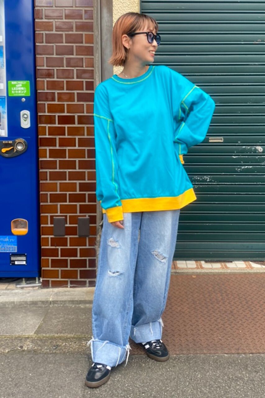 RODEO CROWNS「Color ステッチL/S Tシャツ」|Tシャツ・カットソー|