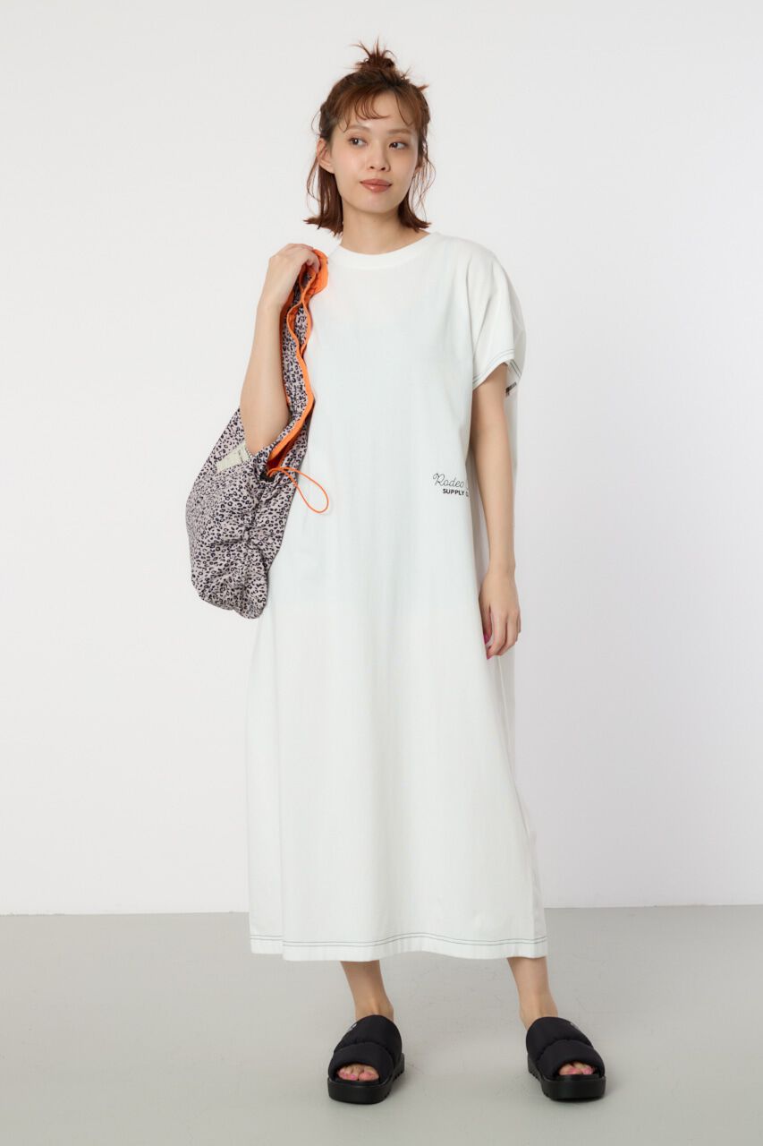 RODEO CROWNS「RCSカラーステッチロングワンピース」|ワンピース|