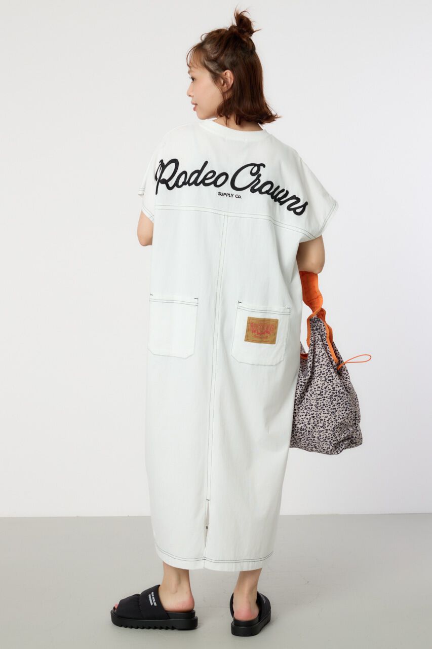 RODEO CROWNS「RCSカラーステッチロングワンピース」|ワンピース|