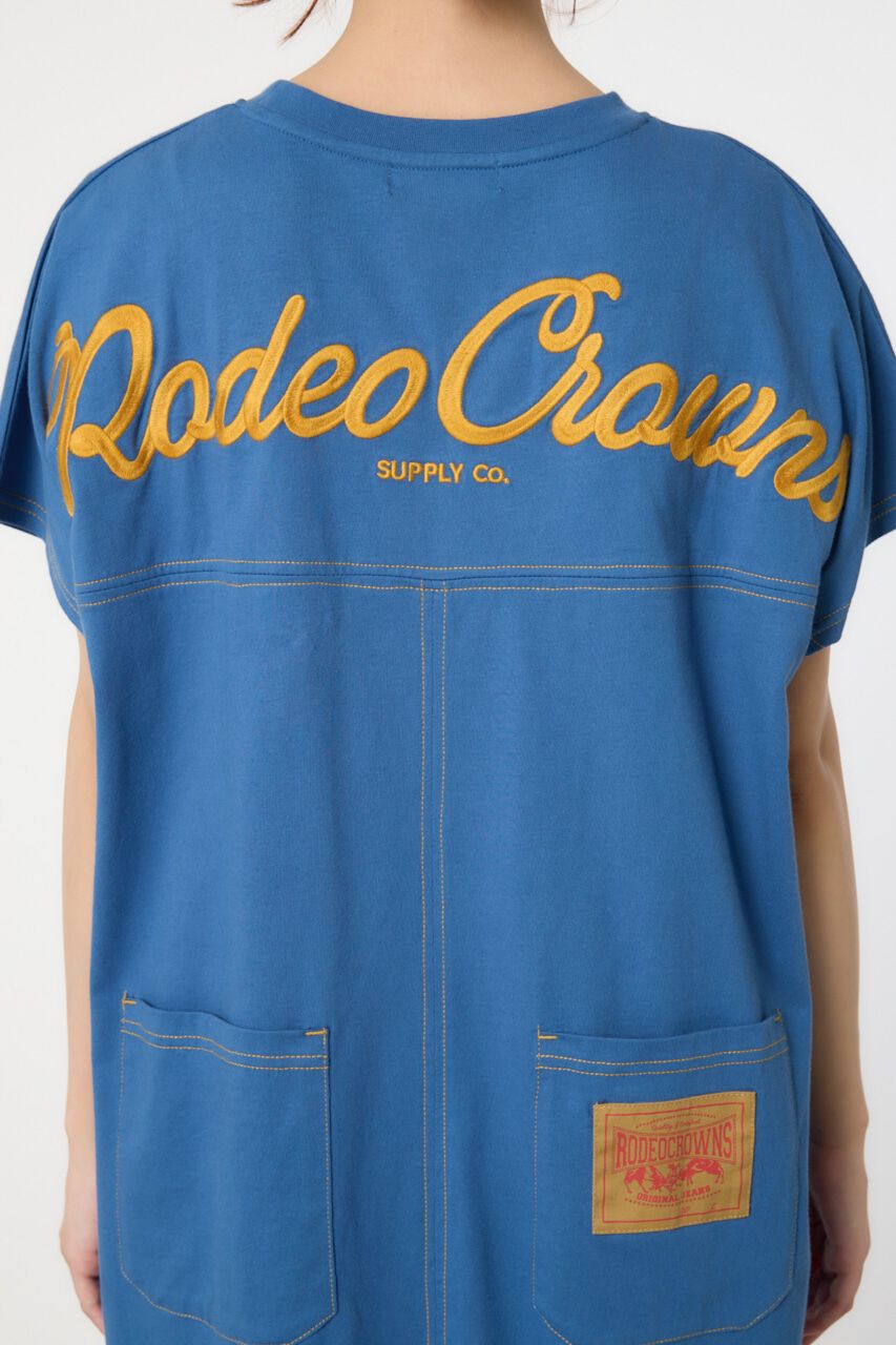 RODEO CROWNS「RCSカラーステッチロングワンピース」|ワンピース|