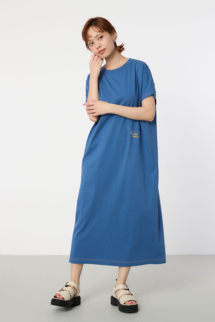 RODEO CROWNS「RCSカラーステッチロングワンピース」|ワンピース|