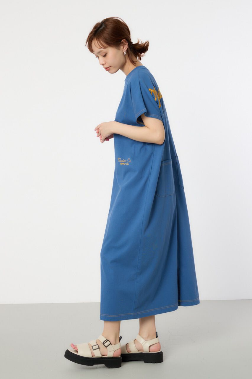RODEO CROWNS「RCSカラーステッチロングワンピース」|ワンピース|