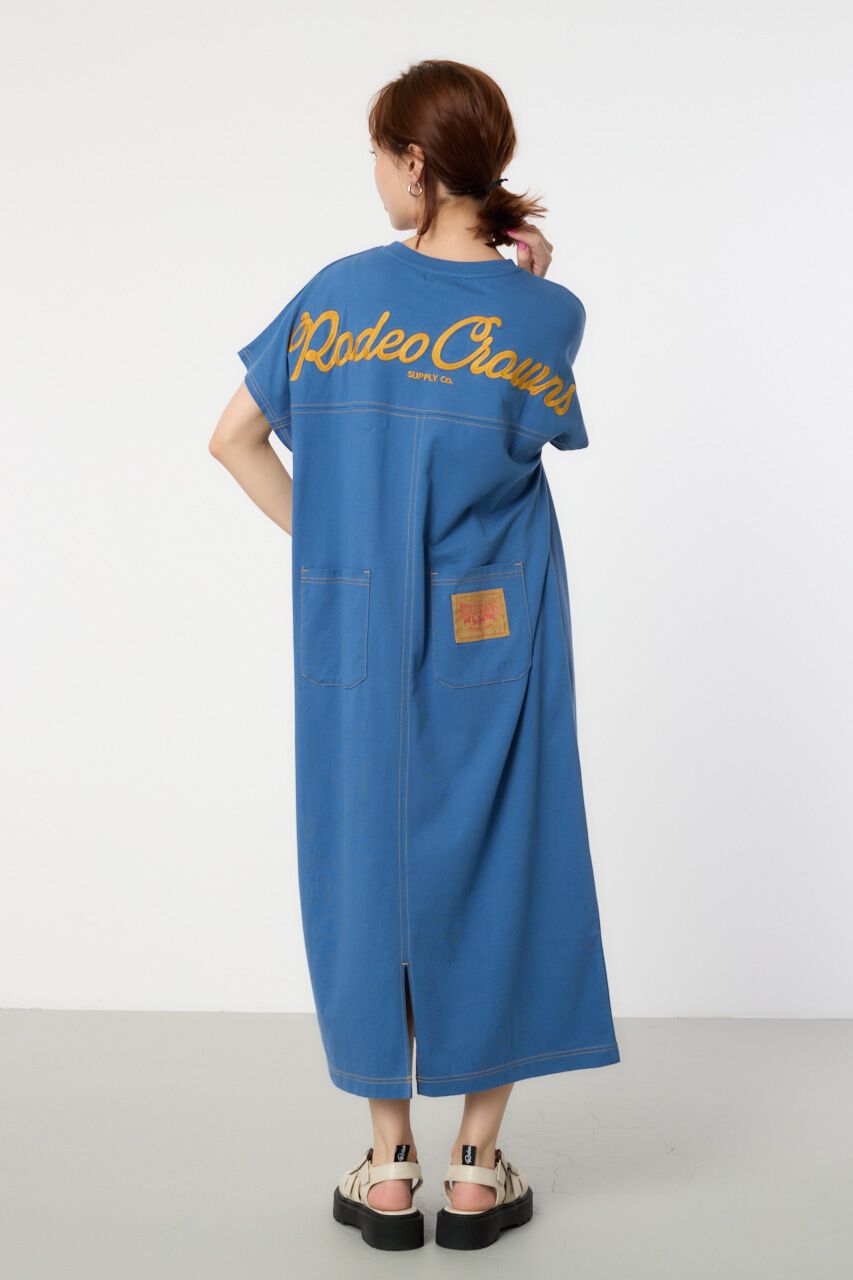 RODEO CROWNS「RCSカラーステッチロングワンピース」|ワンピース|