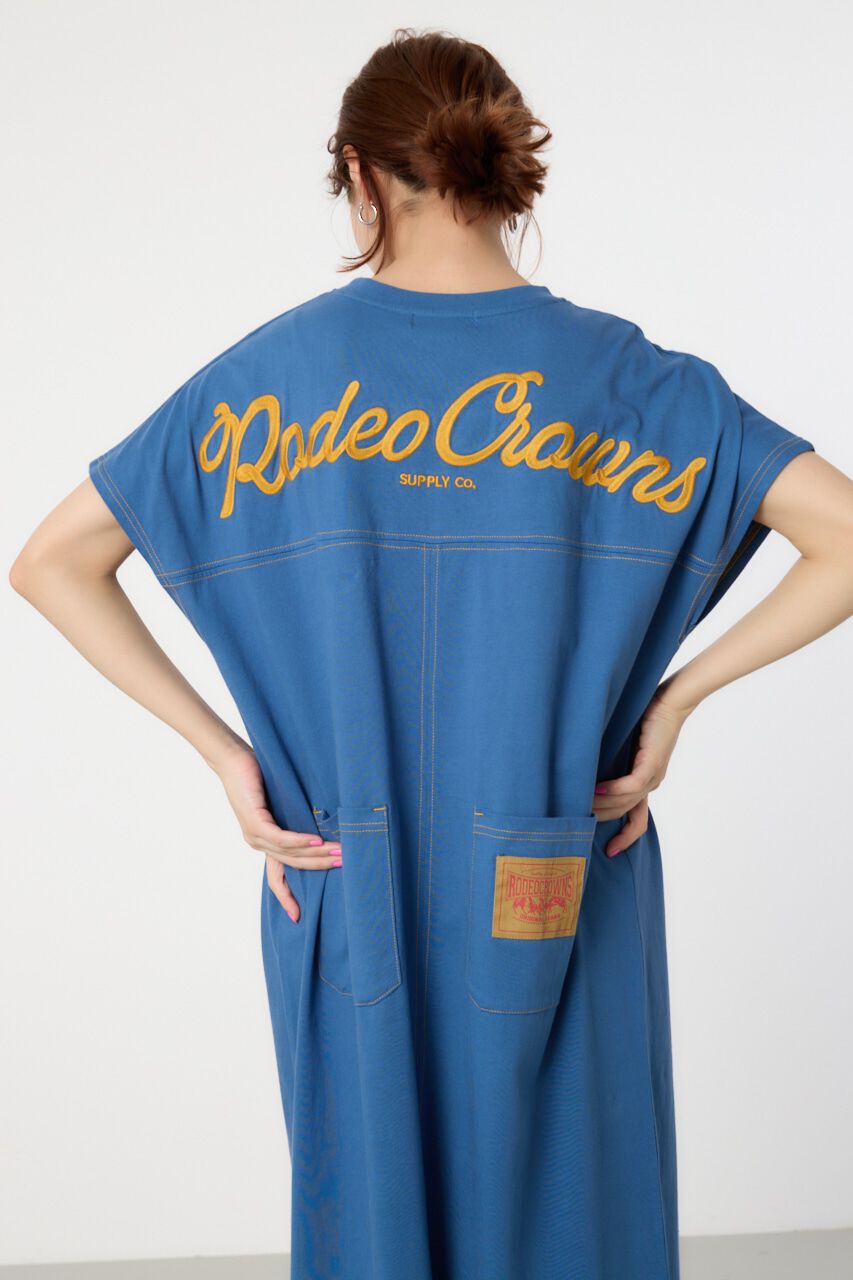 RODEO CROWNS「RCSカラーステッチロングワンピース」|ワンピース|