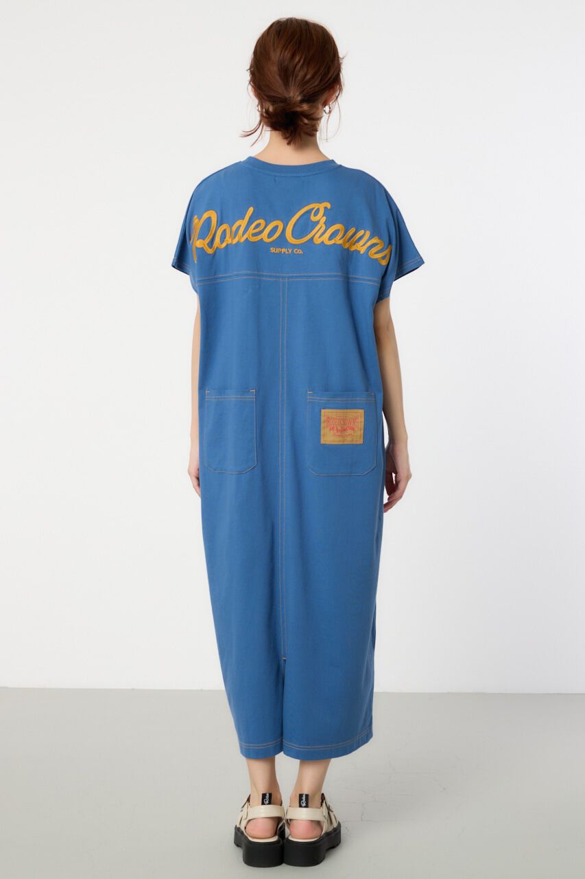 RODEO CROWNS「RCSカラーステッチロングワンピース」|ワンピース|