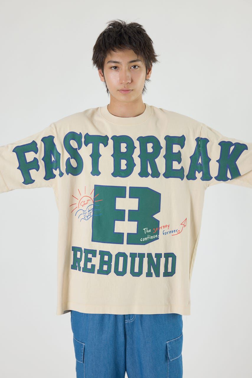 RODEO CROWNS「FASTBREAKピグメントTシャツ」|Tシャツ・カットソー|