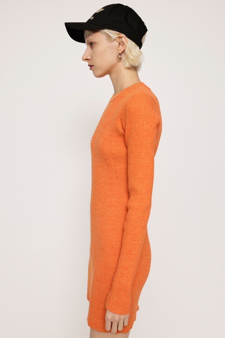 SLY「BI-COLOR RIB ショートワンピース」|ワンピース|