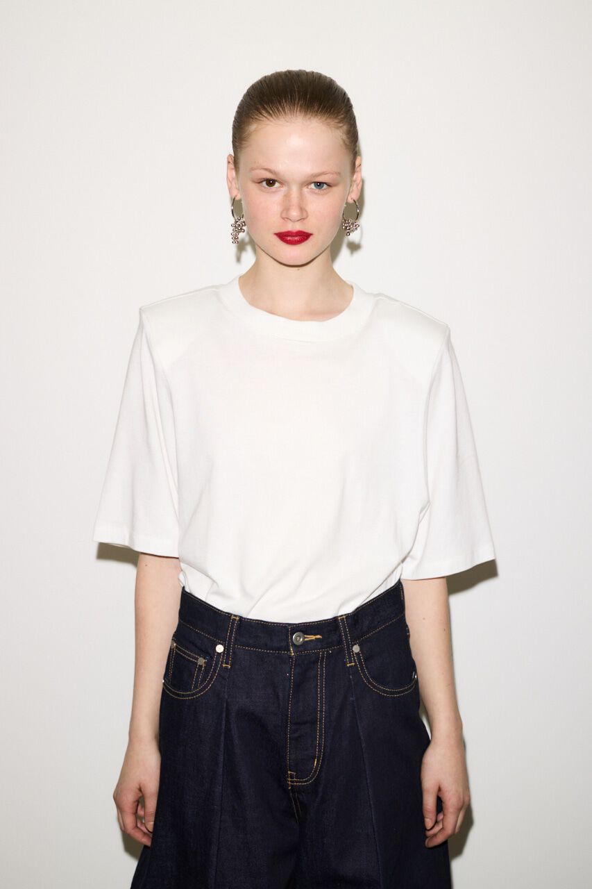 SLY「PADDED HALF SLEEVE Tシャツ」|Tシャツ・カットソー|