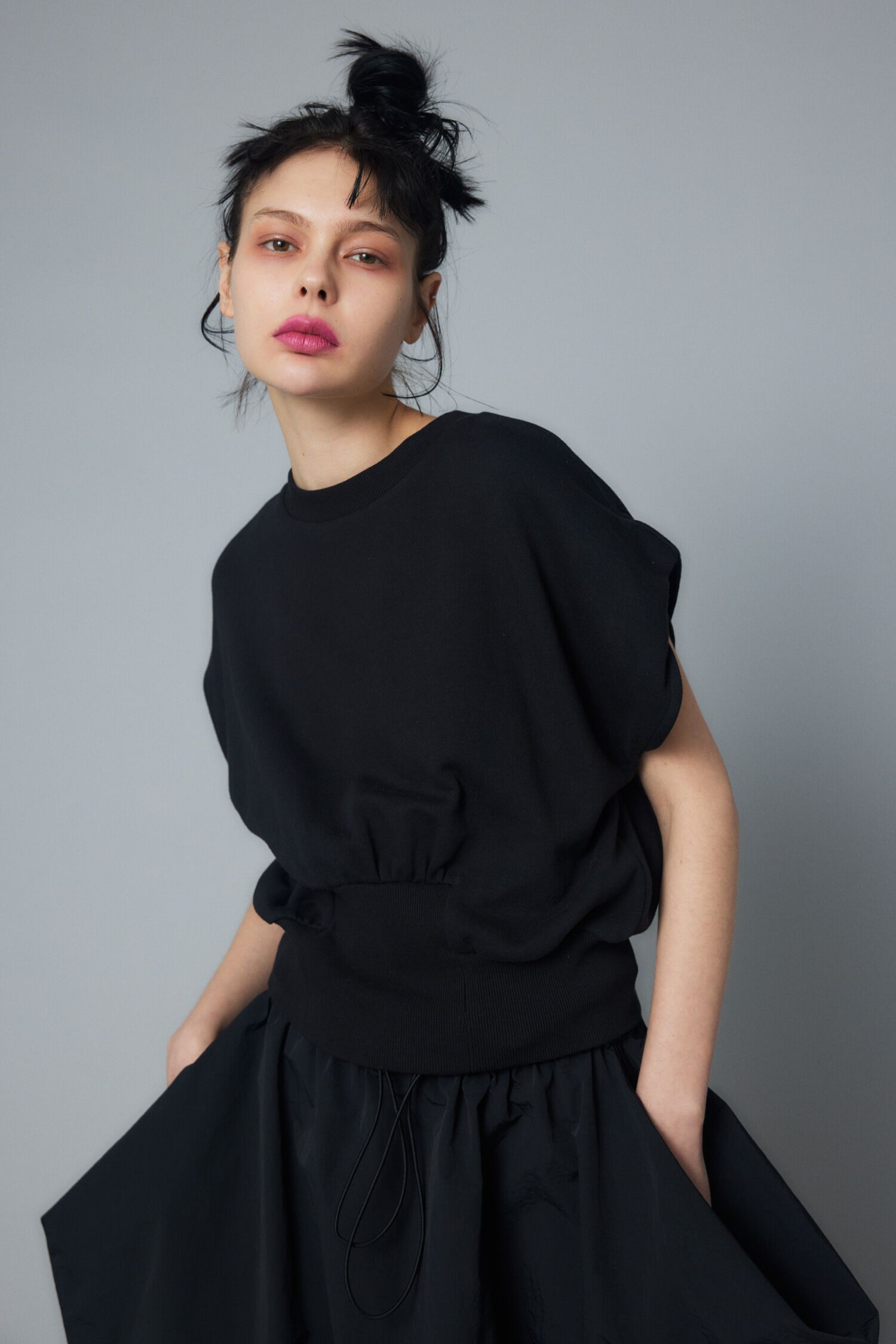 HeRIN.CYE「Box cut vest」|Tシャツ・カットソー|BLK