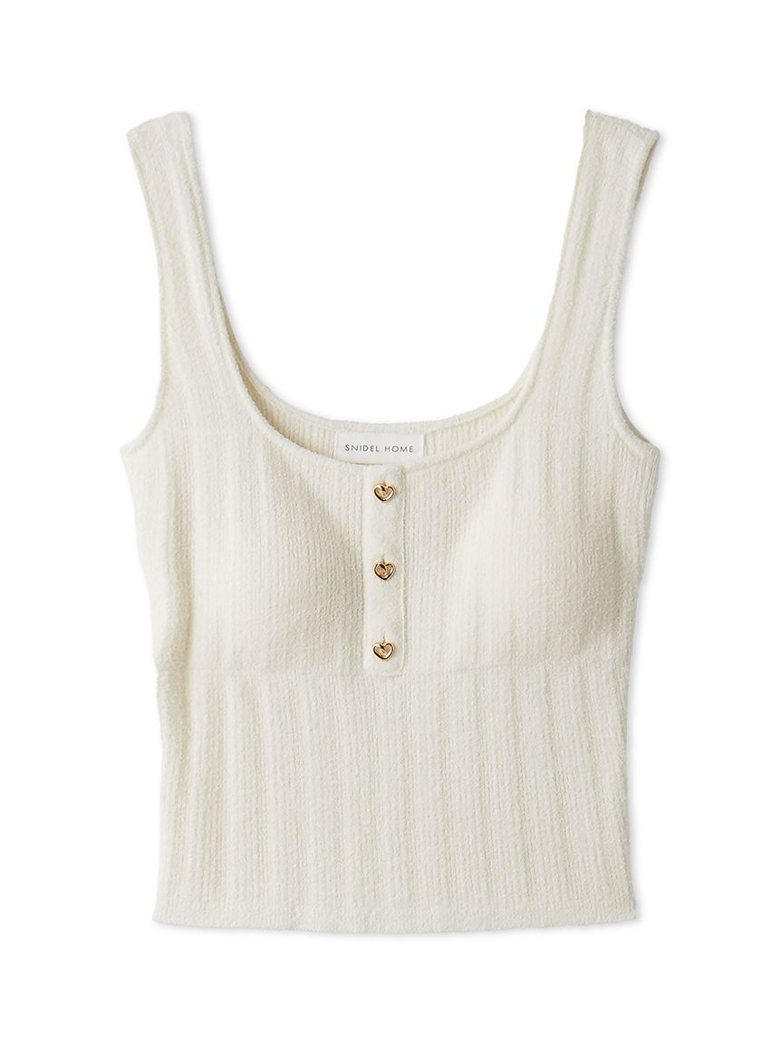 SNIDEL HOME「【Creamy】プチハートニットタンクトップ」|ルームウェア|OWHT