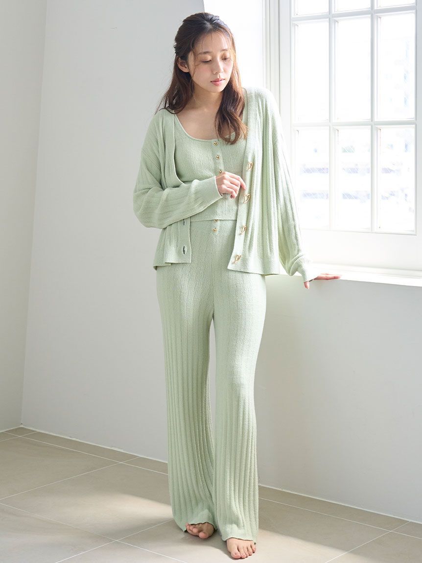 SNIDEL HOME「【Creamy】プチハートニットタンクトップ」|ルームウェア|