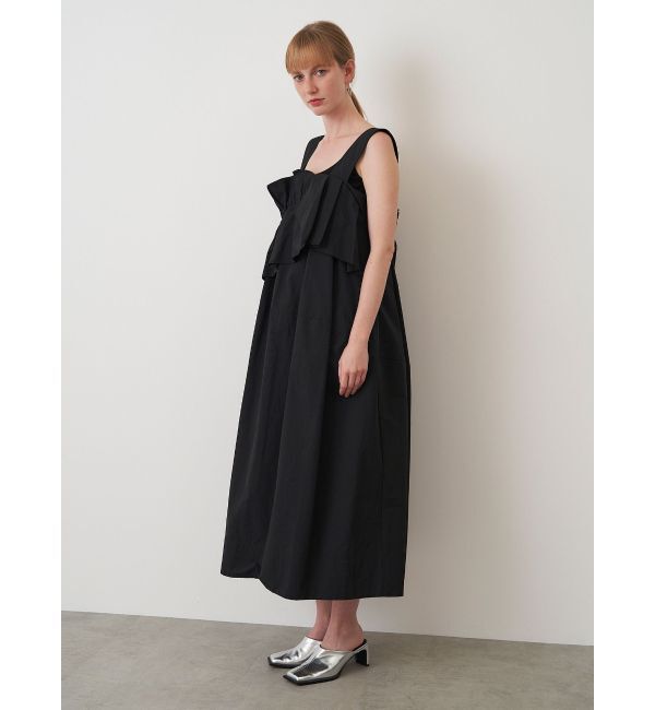 ELENDEEK「FRILL DRAPE COCOON OP」|ワンピース|