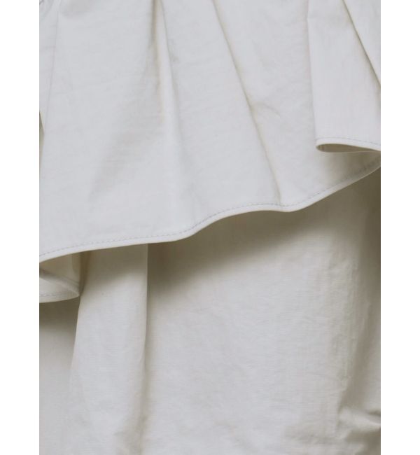 ELENDEEK「FRILL DRAPE COCOON OP」|ワンピース|