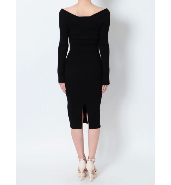 RESEXXY「フロントクロスニットタイトワンピース」|ワンピース|