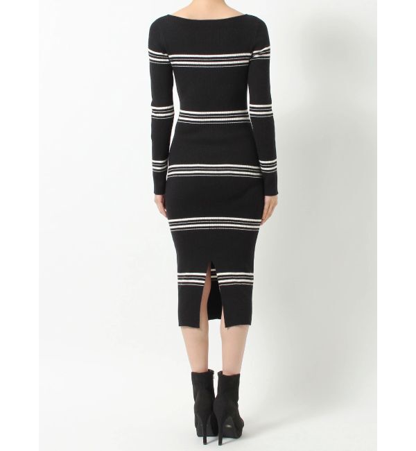 RESEXXY「リブニット長袖ワンピース」|ワンピース|