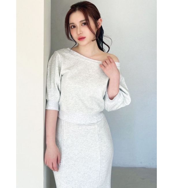 RESEXXY「ミニ裏毛パフスリーブトップス【セットアップ着用可能】」|Tシャツ・カットソー|