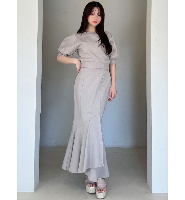 RESEXXY「ミニ裏毛パフスリーブトップス【セットアップ着用可能】」|Tシャツ・カットソー|