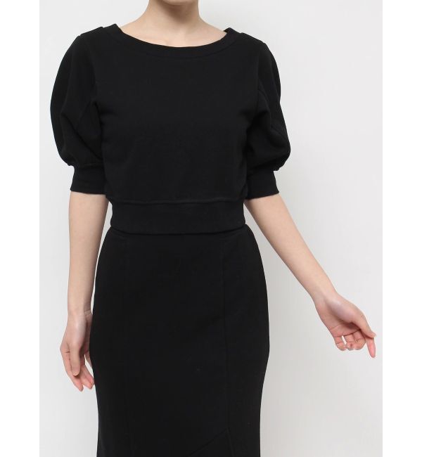 RESEXXY「ミニ裏毛パフスリーブトップス【セットアップ着用可能】」|Tシャツ・カットソー|