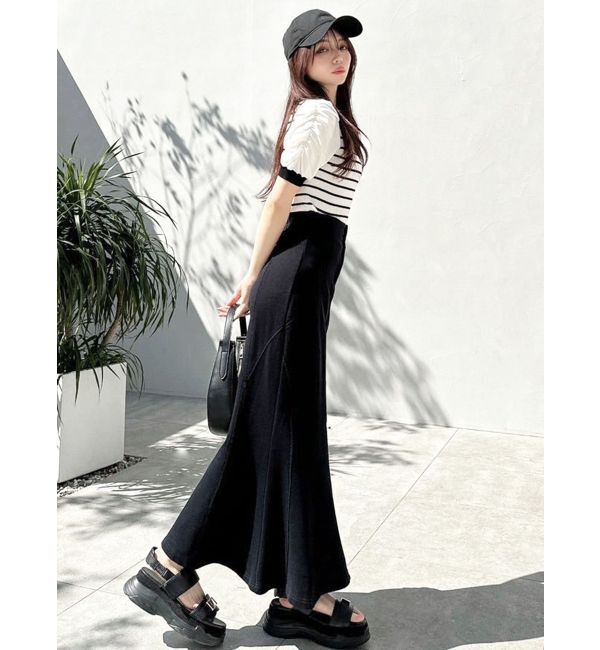 RESEXXY「ギャザースリーブニットトップス」|ニット・セーター|