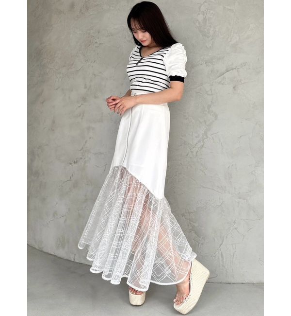 RESEXXY「ギャザースリーブニットトップス」|ニット・セーター|