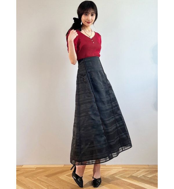 RESEXXY「ギャザースリーブニットトップス」|ニット・セーター|