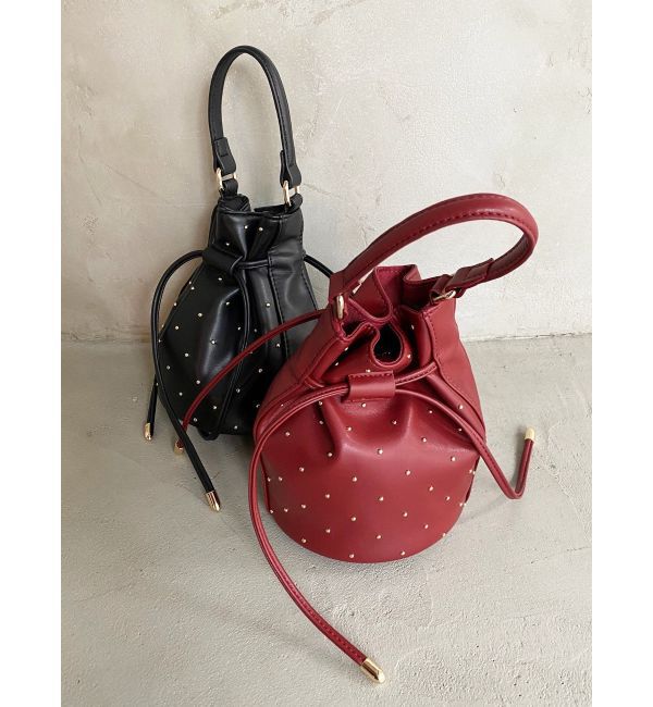 RESEXXY「スタッズコンパクトバッグ」|ハンドバッグ|