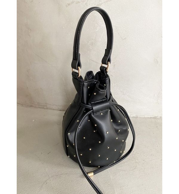 RESEXXY「スタッズコンパクトバッグ」|ハンドバッグ|