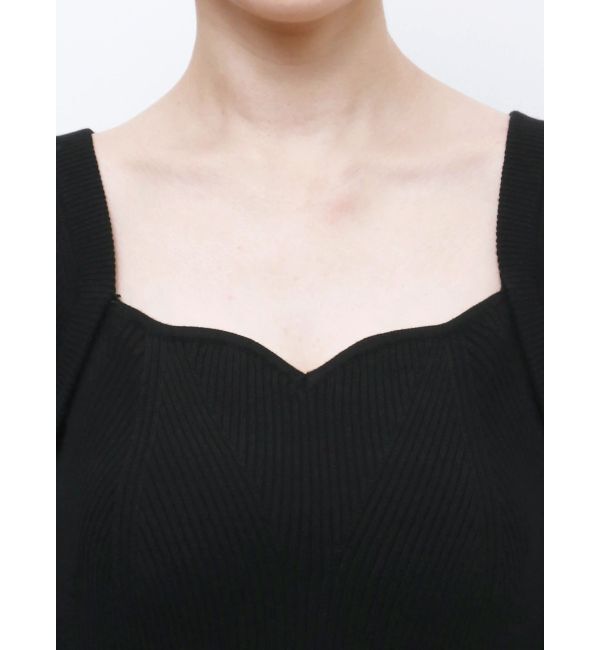 RESEXXY「ハートネックリブニットワンピース」|ワンピース|