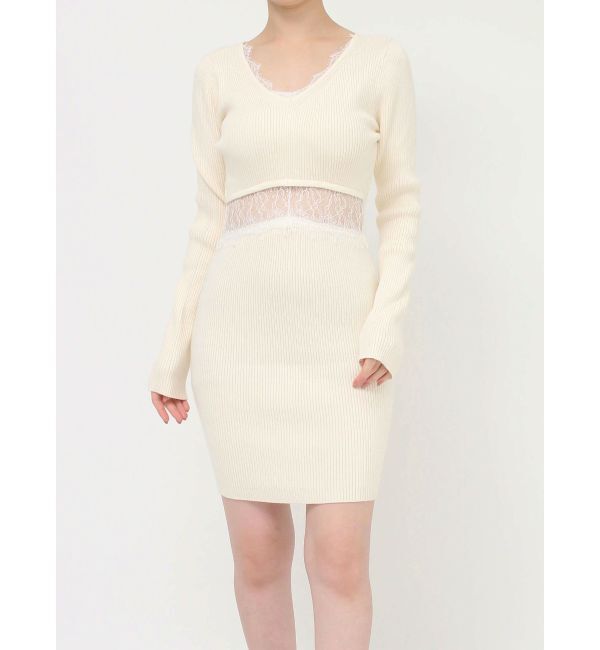 RESEXXY「ウエストレースミニワンピース」|ワンピース|