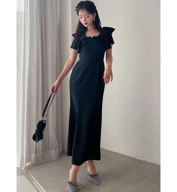 RESEXXY「ラッフルフラワーワンピース」|ワンピース|