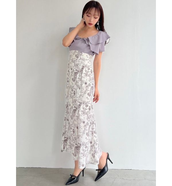 RESEXXY「ラッフルフラワーワンピース」|ワンピース|