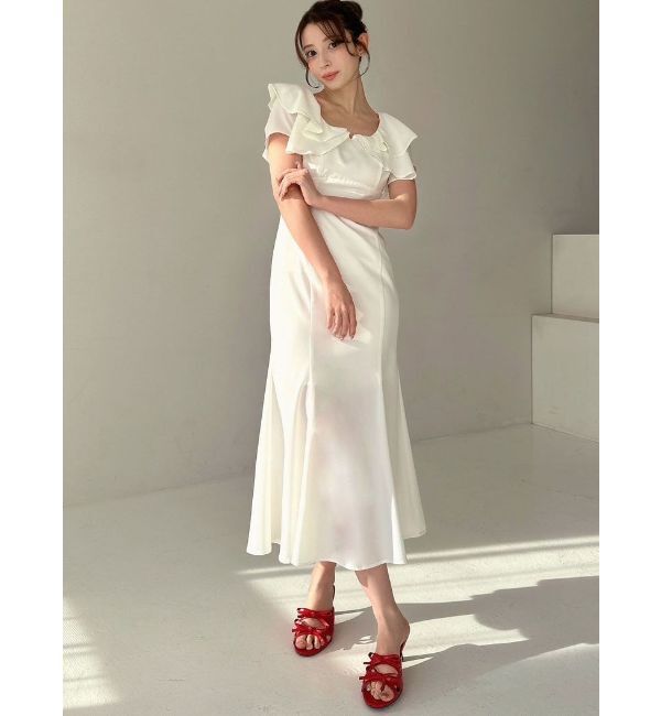 RESEXXY「ラッフルフラワーワンピース」|ワンピース|