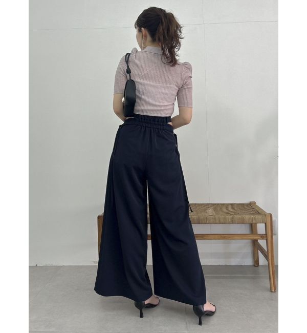 dazzlin「シアーニットポロ」|ニット・セーター|