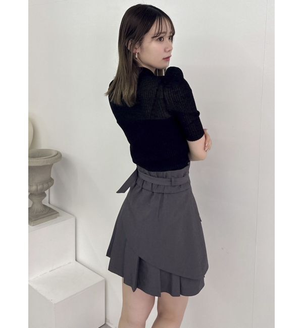 dazzlin「シアーニットポロ」|ニット・セーター|