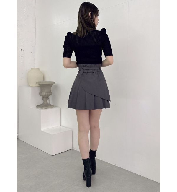 dazzlin「シアーニットポロ」|ニット・セーター|