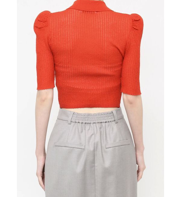 dazzlin「シアーニットポロ」|ニット・セーター|