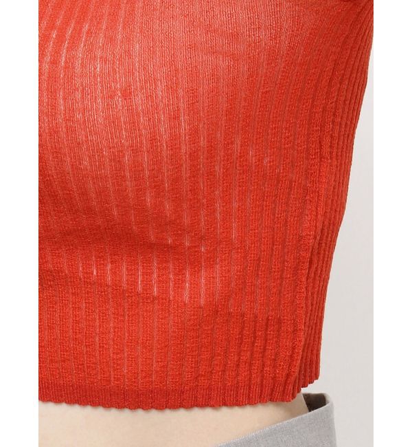 dazzlin「シアーニットポロ」|ニット・セーター|