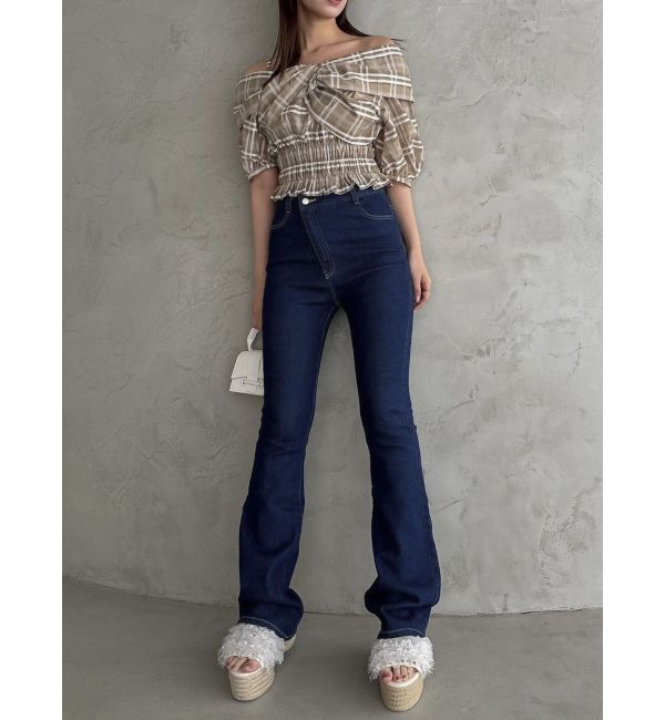 dazzlin「チュールギャザージュートウェッジサンダル」|サンダル|