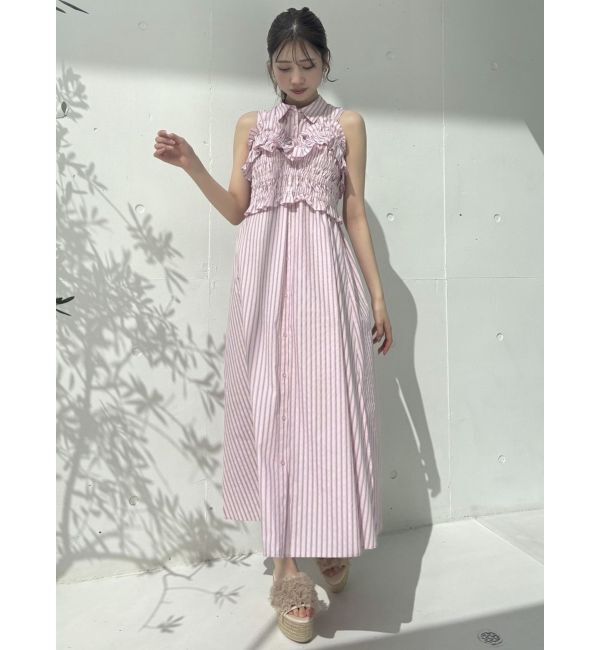 dazzlin「チュールギャザージュートウェッジサンダル」|サンダル|