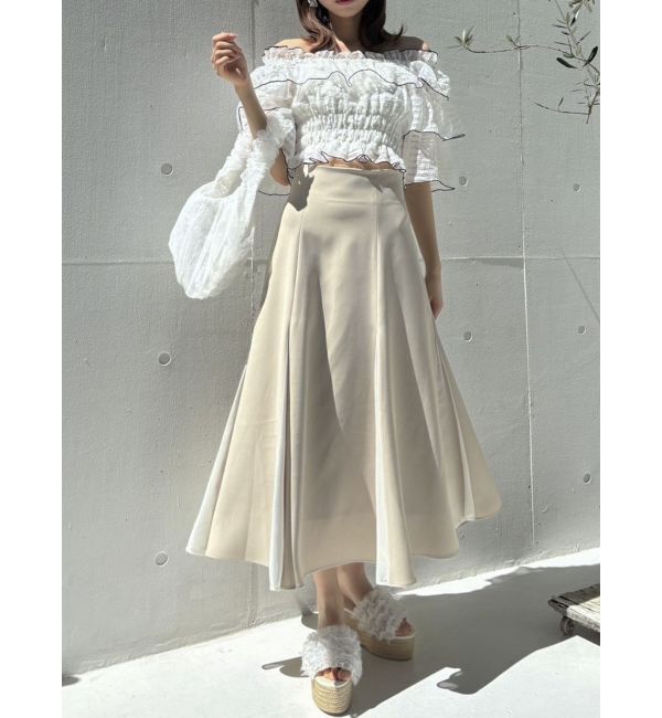 dazzlin「チュールギャザージュートウェッジサンダル」|サンダル|