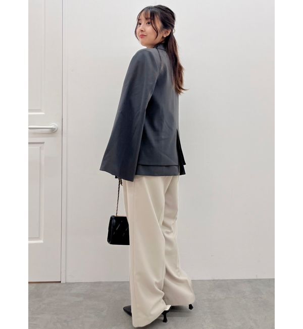 dazzlin「【SETUP】ダブルボタンケープテーラードジャケット※セットアップ対応」|テーラードジャケット|